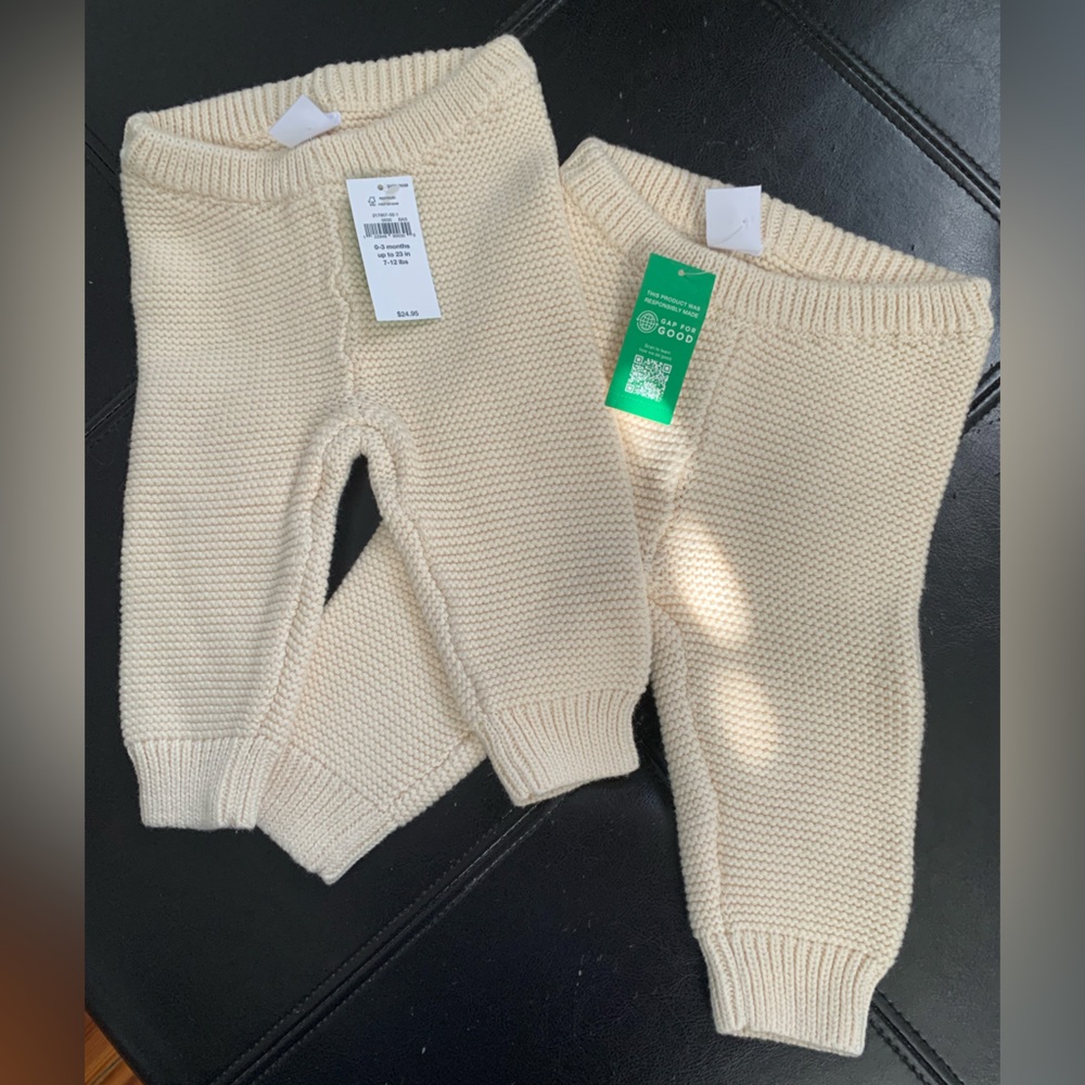 Brand New Baby Gap Unisex knitted bottoms